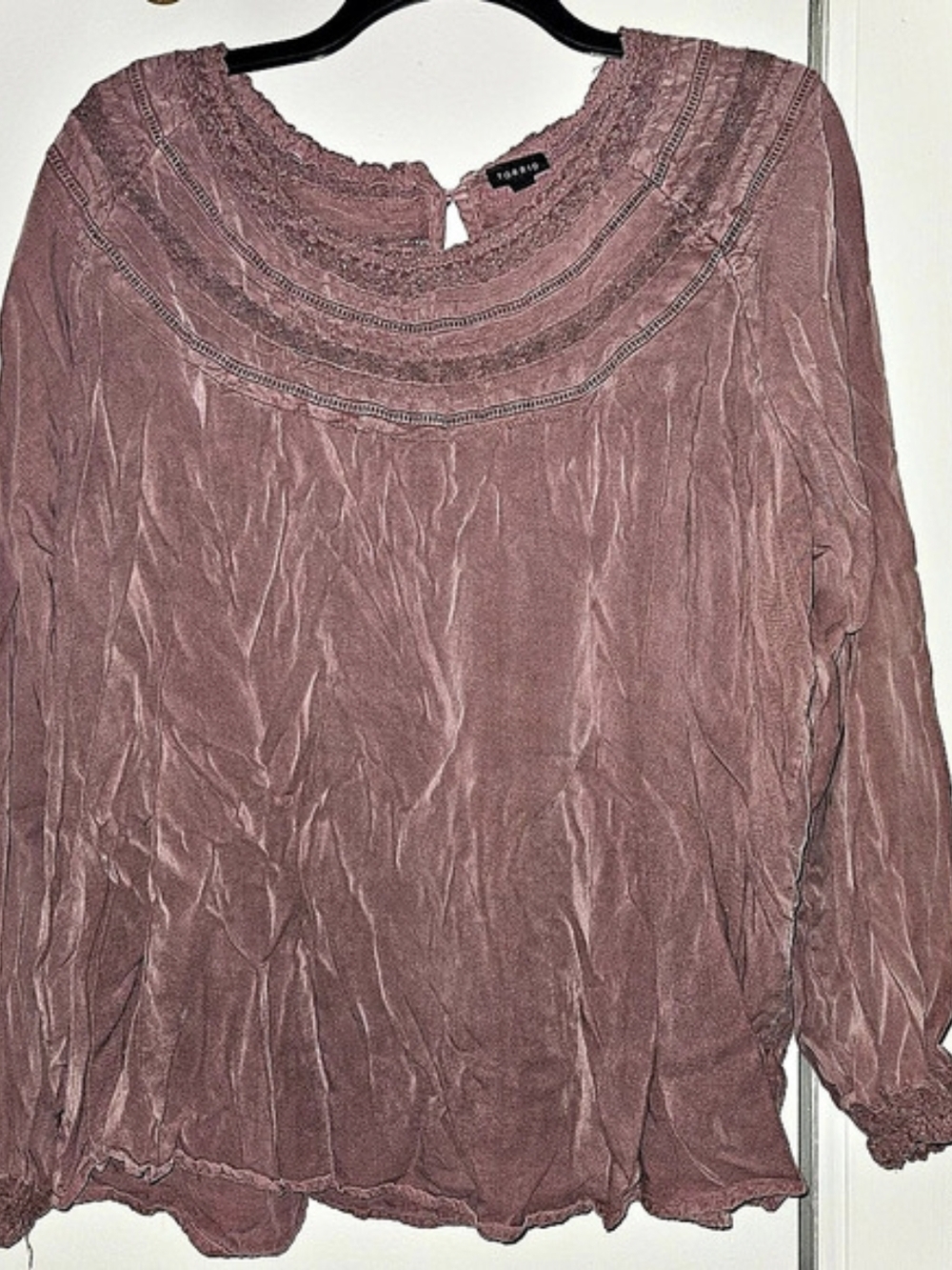 Torrid DustyMauve Blouse Size Torrid 2 (18/20